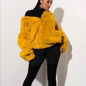 Plush Baby Pullover Shearling Jacket